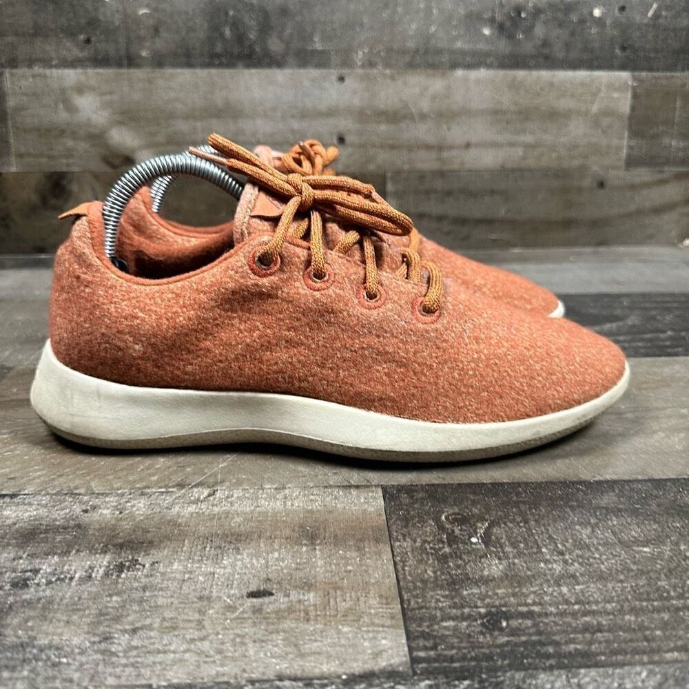 Allbirds Women’s Size 10 Wool Runner Athletic Shoes Rust Orange Comfort Sneakers